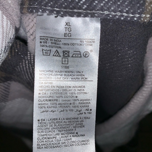 Old Navy Men's Size XL Regular  Fit Button Plaid Flannel Long Sleeve Shirt - Picture 5 of 6